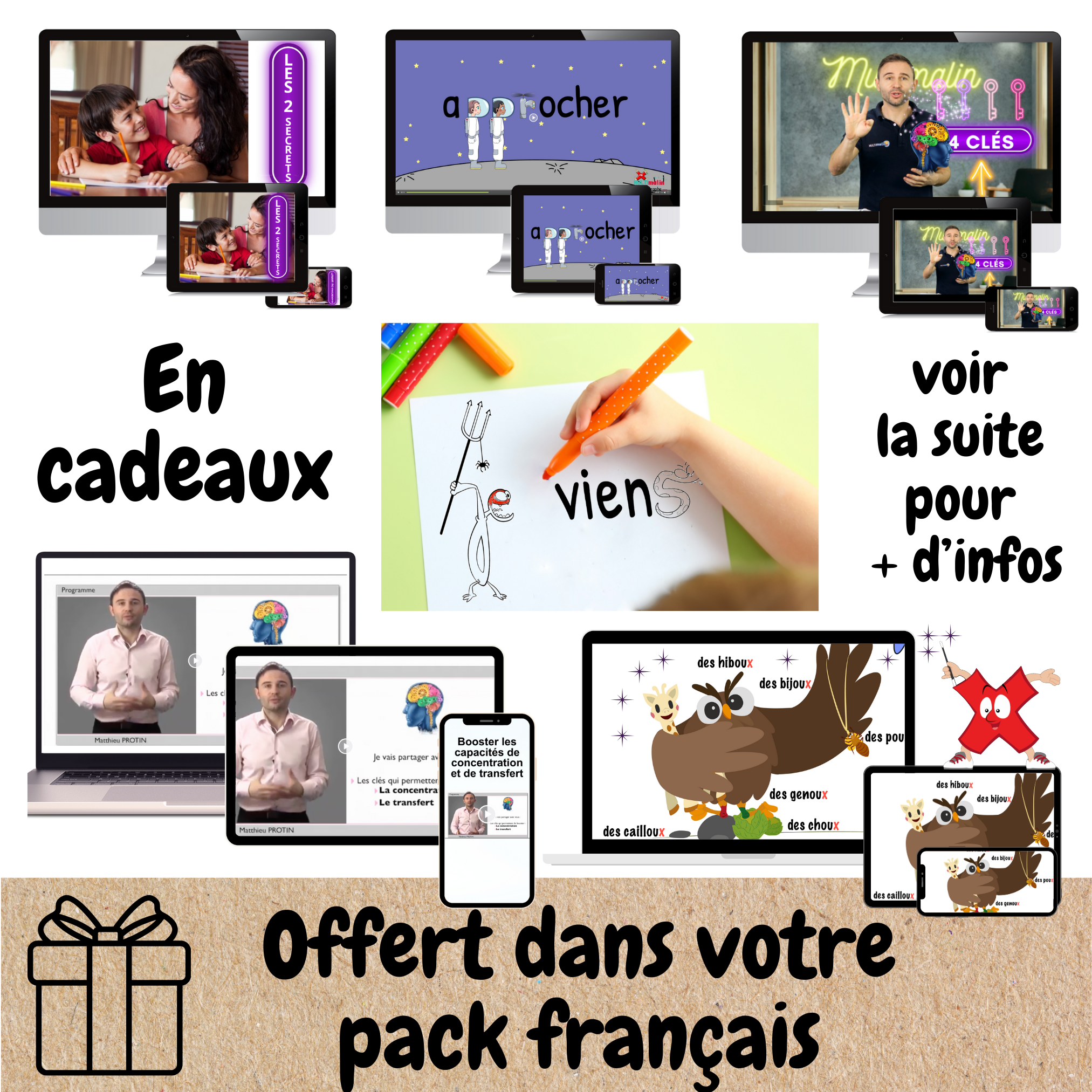 Le Pack français Multimalin (conjugaison du présent + conjugaison du passé + orthographe) au CANADA !