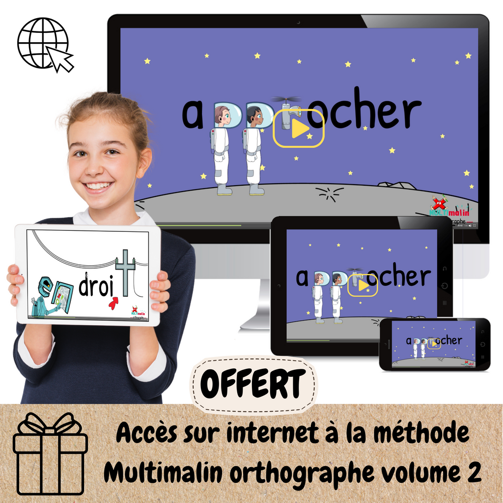 Le Pack français Multimalin (conjugaison du présent + conjugaison du passé + orthographe) au CANADA !