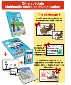 Multimalin tables de multiplication : offre spéciale (Canada)